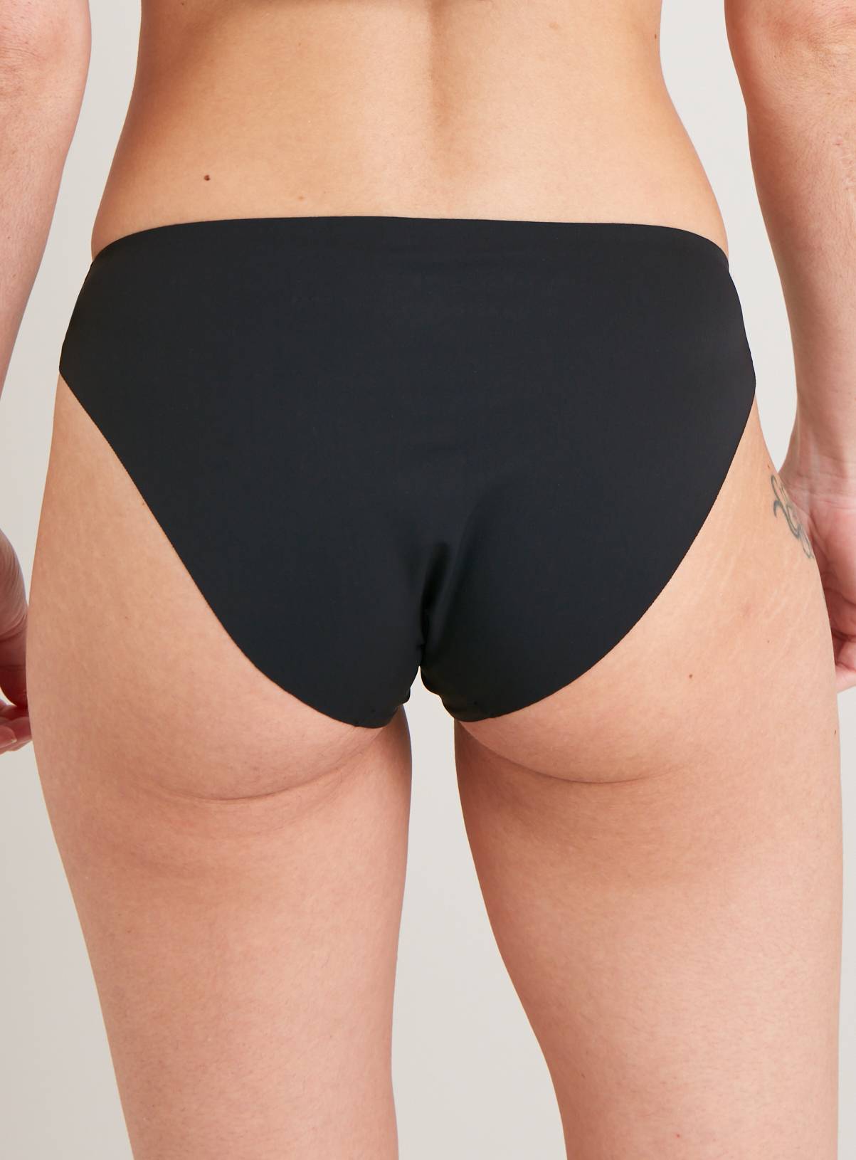 Black, White & Beige High Leg No VPL Knickers 3 Pack 20 - Image 3